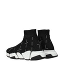 Damskie tenisówki materiałowe Balenciaga Speed ​​2.0 w kolorze czarnym
