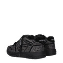 Off White Men's Sneakers Suede Black/Black