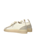 Eleventy Sneakers Men's Fabric Beige/Grey