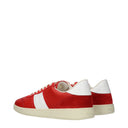 Salvatore Ferragamo Sneakers Achille Men's Leather Red/Flame