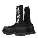 Alexander Mc Queen Men's Boots Black Fabric