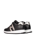 Hogan Mujers Deportivas Piel Gris/Asfalto