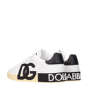 Dolce&Gabbana Men's Sneakers White/Black Leather