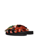 Alanui Slippers And Clogs X Suicoi'e Women's Fabric Orange
