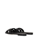 Saint Laurent Slippers And Clogs Women Leather Black