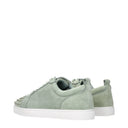 Louboutin Sneakers Louis Junior Men Suede Green