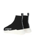 Love Moschino Women's Fabric Sneakers Black/White