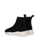 Love Moschino Women's Fabric Black Sneakers