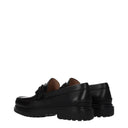 Salvatore Ferragamo Men's Ready Moccasins Black Leather