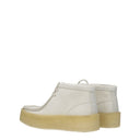 Clarks Wallabeecup Women's Boots Suede White/Dirty White