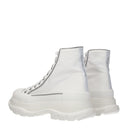 Alexander Mc Queen Men's Sneakers White Fabric