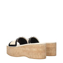 Valentino Garavani Women's Wedges Beige/Black Leather