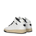 Saint Laurent Men's Sneakers White/Black Leather