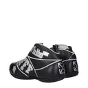 Off White Sneakers The Ball Men's Leather Black/Silver