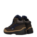 Christian Dior Men's Hiking Boots Suede Brown/Blue