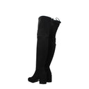 Zamszowe czarne buty damskie Stuart Weitzman