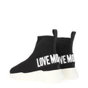 Love Moschino Women's Fabric Black Sneakers