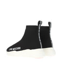 Love Moschino Women's Fabric Sneakers Black/White