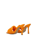 Bottega Veneta Women's Sandals Orange/Mandarin Leather