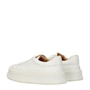 Jil Sander Women's Sneakers White Leather/Optical White