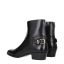 Celine Men's Boots Black Leather