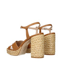 Stuart Weitzman Dayna Sandalen Damess Bruin leer