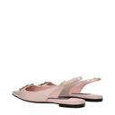 Dolce&Gabbana Women's Slingback Sandals Glossy Pink/Powder Pink