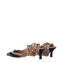 Valentino Garavani Women's Sandals Patent Leather Black/Flesh Pink