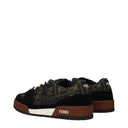 Fendi Sneakers Match Men's Fabric Black/Tobacco
