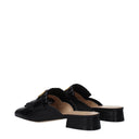 Valentino Garavani Slides And Clogs Women Leather Black