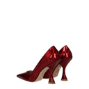 Damski patent Stuart Weitzman Décolleté Xcurve w kolorze czerwono-czerwonym