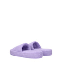 Bottega Veneta Women's Slippers And Clogs Violet/Wisteria Fabric