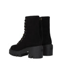 Stuart Weitzman Soho Perla Donna's Stivali in pelle scamosciata Neri