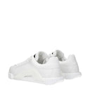 Dolce&Gabbana Damens Weiße Ledersneaker