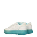 Reebok Club C Women's Leather Sneakers Beige/Aqua
