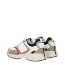 Fendi Sneakers Faster Men's Fabric White/Tan