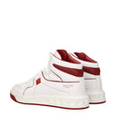 Valentino Garavani Sneakers One Stud Herrens Leder Weiß/Rot
