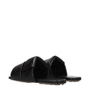 Bottega Veneta Men's Slippers And Clogs Black Leather
