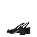 Valentino Garavani One Stud Women's Sandals Patent Leather Black