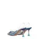 Aquazzura Women's Sandals Pvc Transparent/Sky