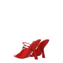 Salvatore Ferragamo Women's Sandals Red/Flame Leather