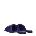 Bottega Veneta Women's Sandals And Clogs Purple Leather