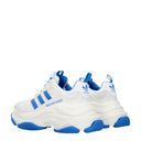 Balenciaga Sneakers Adidas Triple S Women's Fabric White/Cyan