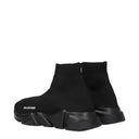 Balenciaga Speed Sneakers Men Fabric Black/Black