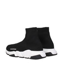 Męskie tenisówki Balenciaga Speed, materiał czarno-biały