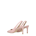 Stuart Weitzman Mujers Sandalias Ante Rosa/Bailarina
