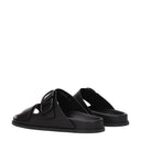 Valentino Garavani Men's Slippers And Clogs Black Leather