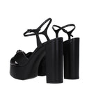 Saint Laurent Bianca Sandals Women Leather Black