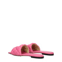 Bottega Veneta Sandals And Clogs Women Leather Pink/Azalea