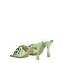 Bottega Veneta Women's Sandals Green/Pistachio Leather